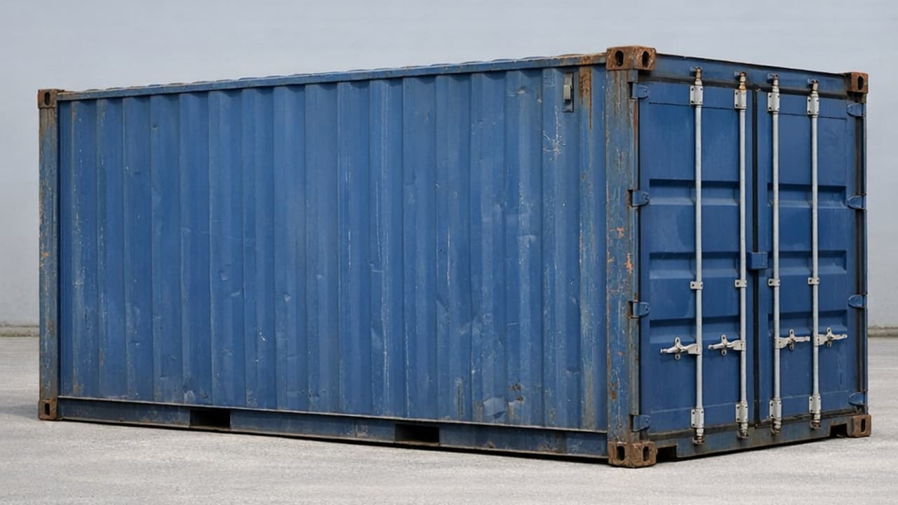 Container 20 voet tweedehands geleverd naar Almere