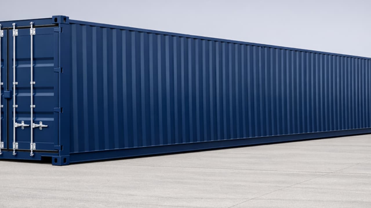 Nieuwe high cube 40 voet container vanaf fabriek