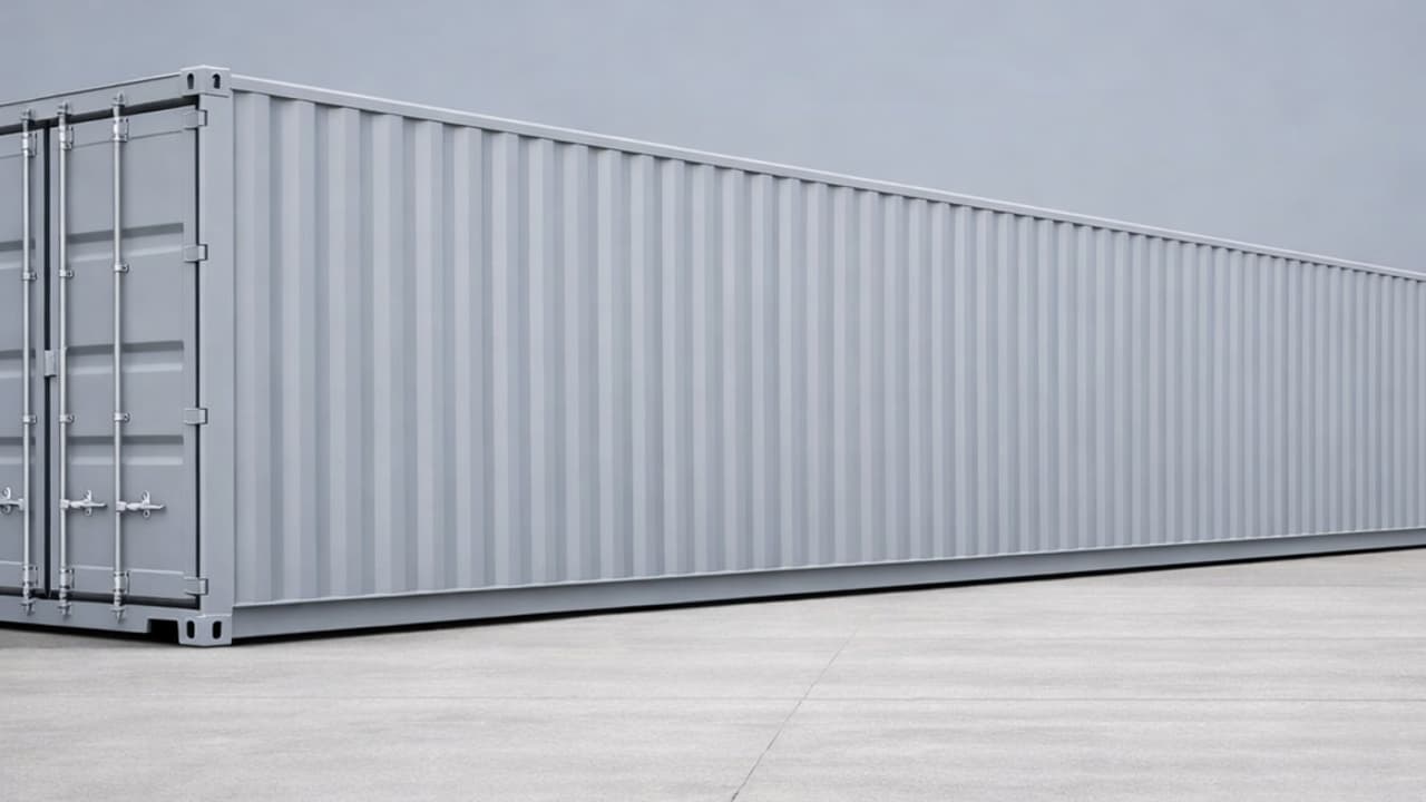 Container high cube nieuw geleverd naar Almere
