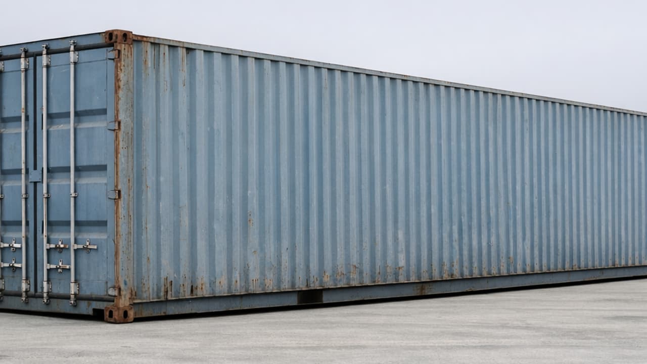 Container high cube tweedehands geleverd naar Almere