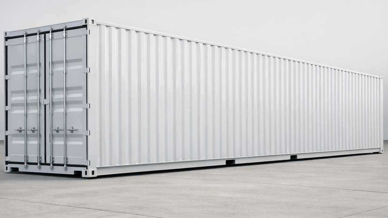 High cube 40 voet one-trip, verf bijna als nieuw